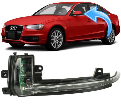 Pisca Seta Retrovisor Audi A4 A5 e A6 de 2010 À 2016 - Ld Esquerdo