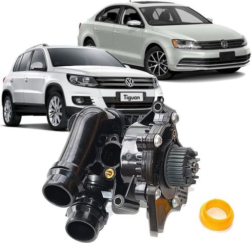 Bomba Dagua E Termostatica Audi A3 A4 Jetta Passat Tiguan Golf 2.0 Tfsi Tsi Ate 2013 De Aluminio