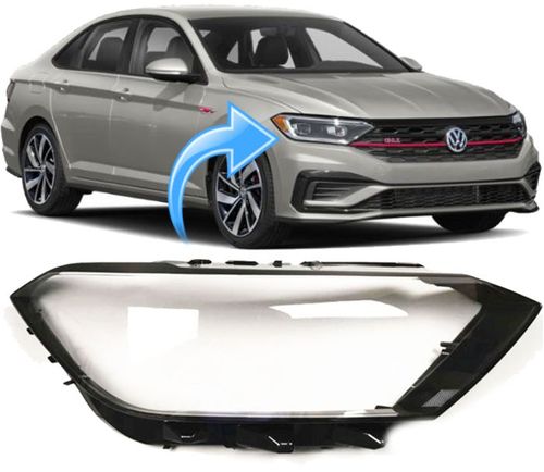 Lente Farol Jetta Mk7 de 2019 À 2023 - Ld Direito