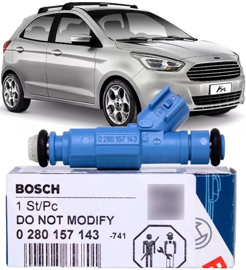 Bico Injetor Ford Ka 1.0 12V 3 Cilindros de 2015 À 2021