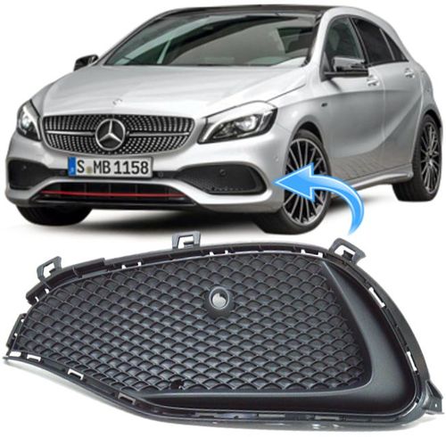 Moldura Inferior do Parachoque Mercedes Benz A250 2.0 Turbo Sport de 2016 À 2018 - Esquerdo