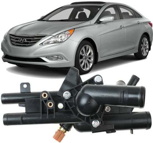 Carcaca com Valvula Termostatica Sonata e Optima 2.4 16V de 2011 À 2016