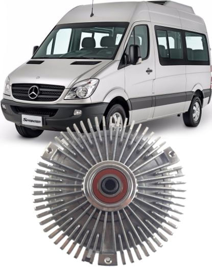 Polia Viscosa Da Helice Sprinter Cdi 311 415 515 2.2 16v Diesel De 2013 À 2019