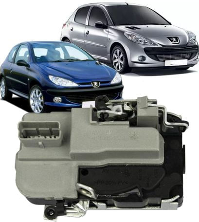 Fechadura Trava Eletrica Porta Dianteira Direita Peugeot 206 207 Hoggar