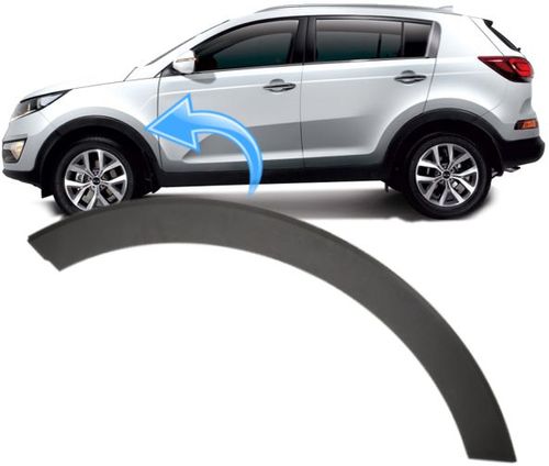 Moldura Paralama Sportage de 2011 À 2016 - Dianteiro Esquerdo