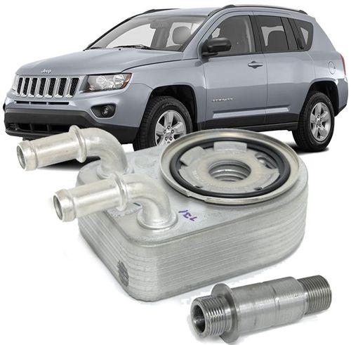 Resfriador Trocador De Calor Motor Jeep Compass Sport 2.0 16v 4x2 À Gasolina De 2011 À 2016