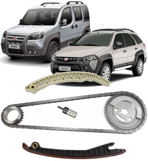 Kit Corrente Comando Bravo Doblo Idea Palio 1.6 e 1.8 16V E-torq
