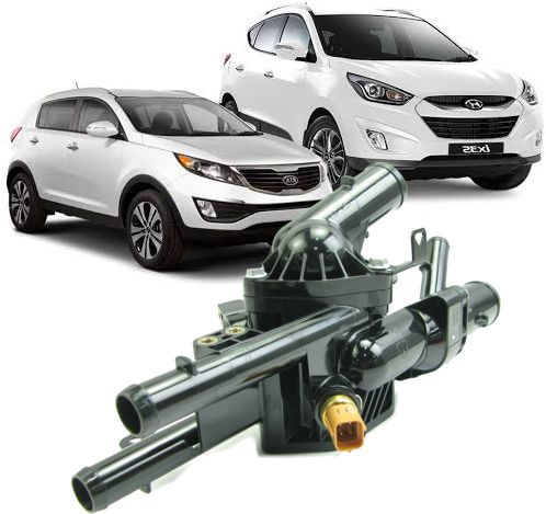 Carcaca Com Valvula Termostatica Tucson I30 Ix35 Elantra Sportage 2.0 16v