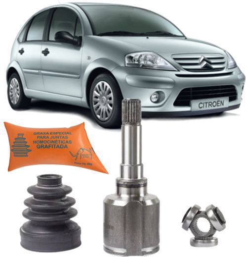 Kit Tulipa Trizeta Coifa Citroen C3 1.6 16V Manual de 2003 À 2012 - Ld Direito