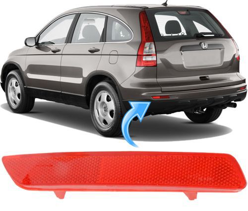 Lanterna Refletor Olho de Gato para Choque Traseiro Honda Crv 2.0 16V de 2010 e 2011 - Ld Esquerdo
