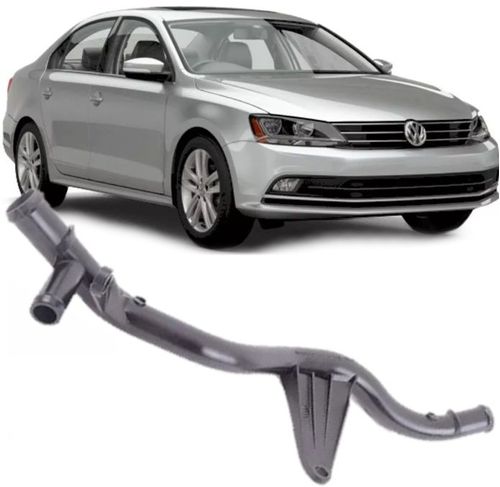 Tubo Cano de Agua Refrigeração Golf Gti Jetta Audi A3 1.8 e 2.0 Tsi - 5q0121070br