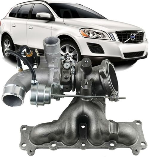 Turbina Completa com Coletor Volvo Xc60 S60 2.0 16V Turbo T5 de 2009 À 2016