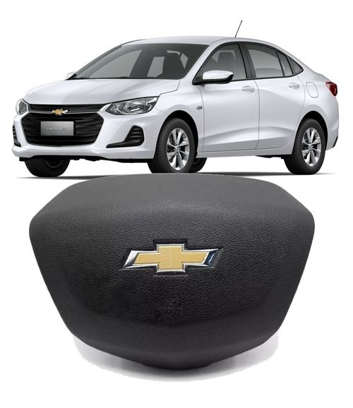 Tampa Capa Buzina com Airbag Volante Tracker Onix 2019 a 2022
