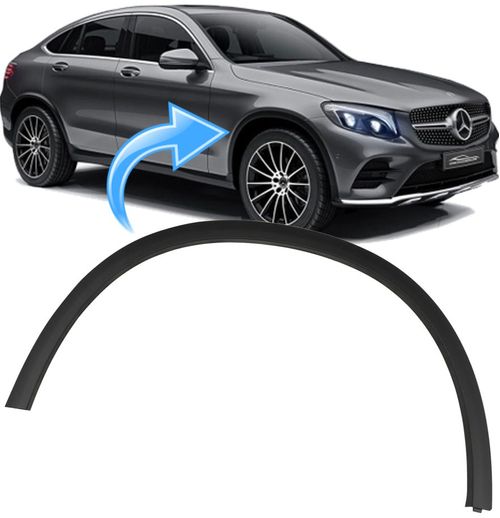 Moldura Paralama Mercedes Glc250 de 2016 À 2019 - Dianteiro Direito