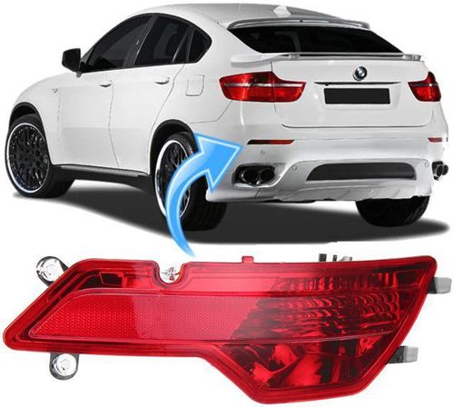 Olho de Gato Refletor Parachoque Traseiro Bmw X6 de 2008 À 2014 - Esquerdo