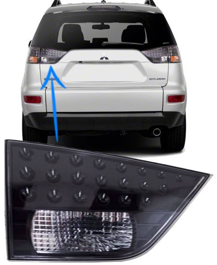 Lanterna Esquerda da Tampa Traseira Mitsubishi Outlander 2007 À 2013