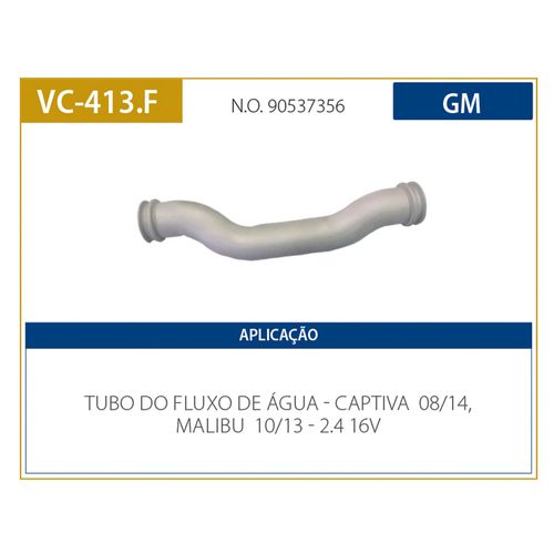 Tubo Refrigeração Gm Malibu 2010 a 2013 - 839086 - VC413F