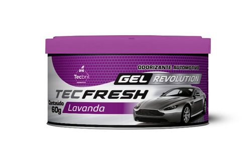 Aromatizante automotivo tecfresh gel revolution lavanda 60g - Tecbril