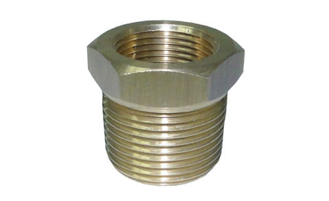 Bucha de redução 1 polegada macho 3/4 polegadas fêmea em latão / UN / Lubefer