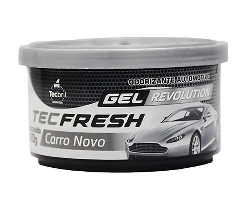 aromatizante automotivo revolution gel car novo 24 und. 60g      / CX / Tecbril
