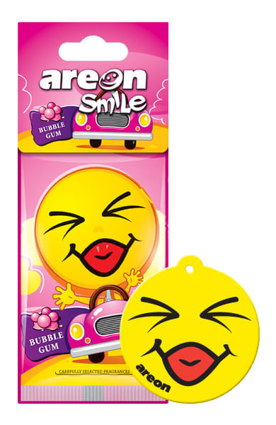 Aromatizante automotivo smile bubble gum - Areon