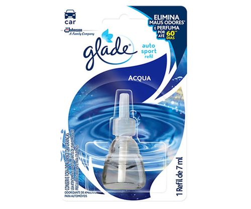 Aromatizante automotivo auto sport acqua refil 7ml   / CX / Glade
