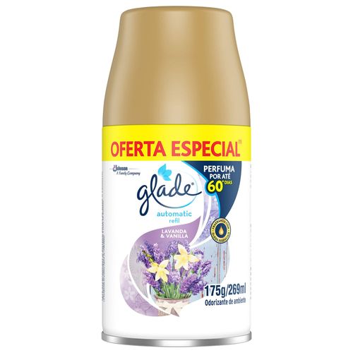 Glade automatic spray refil lavanda e vanilla 269ml / UN / Glade