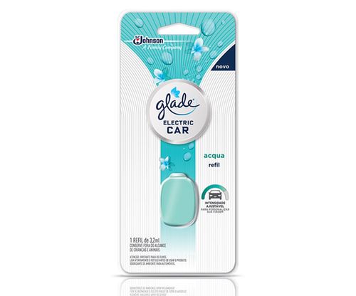 Aromatizador Eletric car acqua refil 3,2ml - Glade