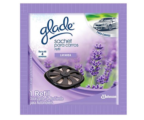 Glade sachet para carros refil lavanda / UN / Glade