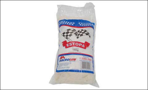 Estopa branca 800g    Piramide