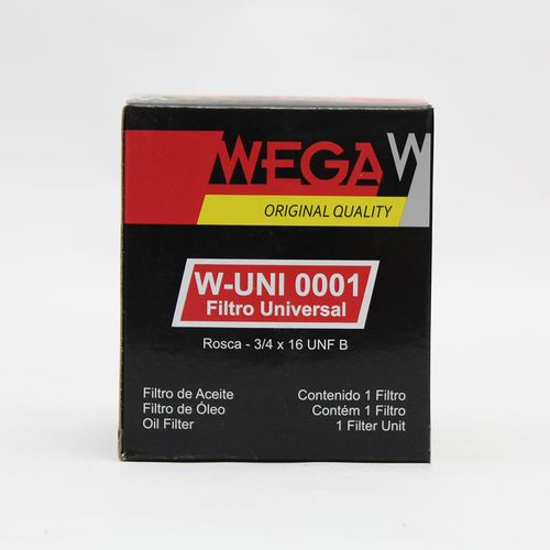 filtro de óleo w-uni 0001    / UN / Wega