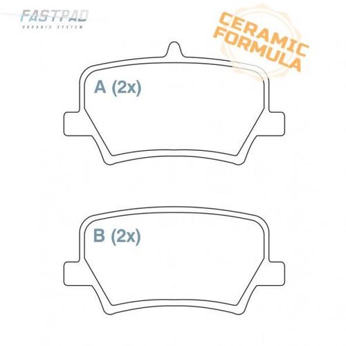 Pastilha de Freio Ceramica Traseira Volvo XC40 2018 2019 2020
