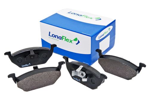 Jogo 4 pastilhas de freio p55 ford fiesta ka - Lonaflex