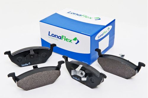 jogo 4 pastilhas de freio p46 gm corsa montana   / UN / Lonaflex