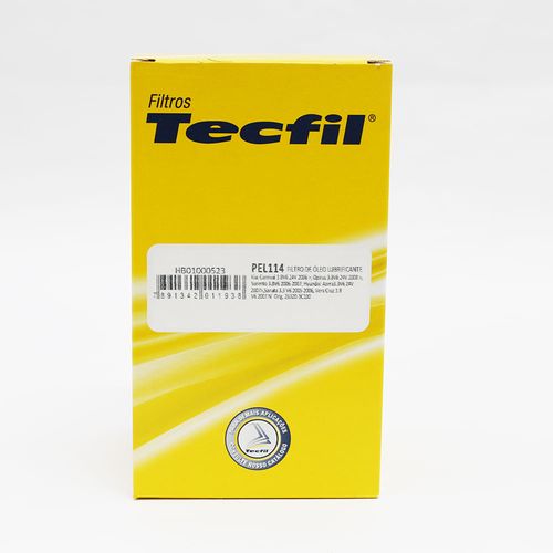 Filtro Óleo Tecfil pel114 26320-3c100 - hu824x