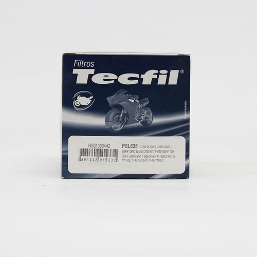 Filtro Óleo Tecfil psl635 11427673541 - mw75