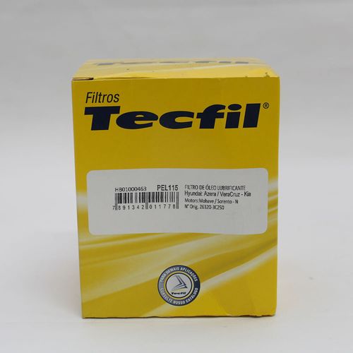 Filtro Óleo Tecfil pel115 26320-3c250 - ch10515