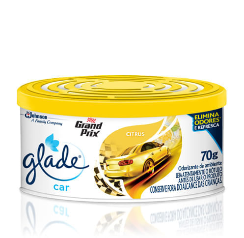 Aromatizante automotivo em gel glade car citrus 70g / UN / Glade