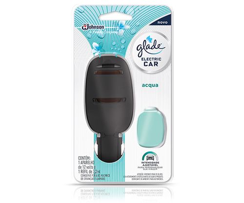 Aromatizador eletric car acqua aparelho completo 3,2ml johnson    / UN / Glade