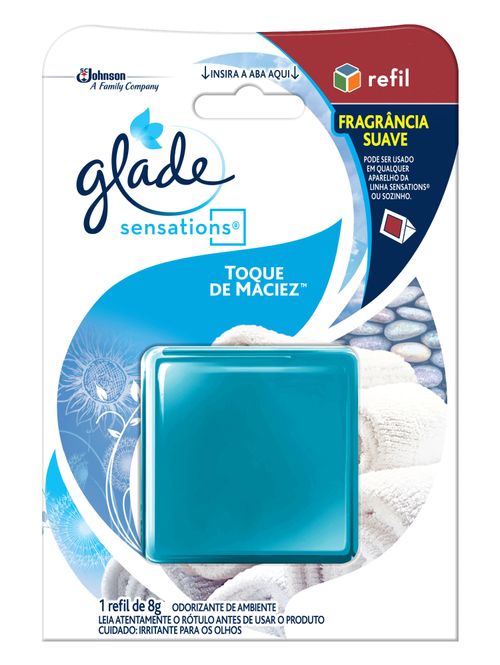 Glade sensations refil toque de maciez 8g / UN / Glade