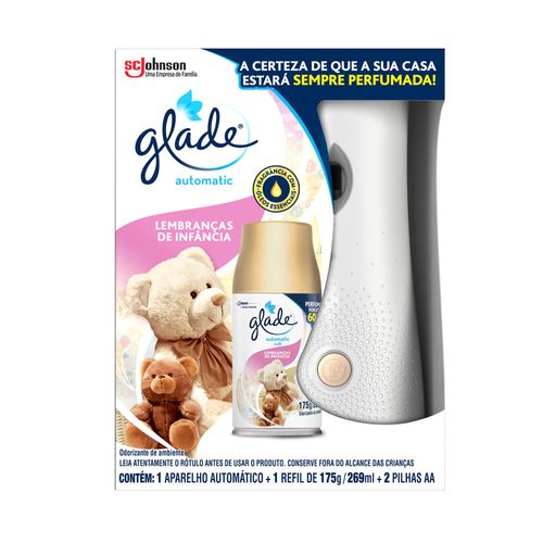 Glade automatic spray lembrancas de infância 269ml aparelho com refil / UN / Glade