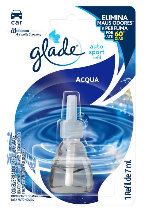 Glade auto sport refil acqua 7ml / UN / Glade