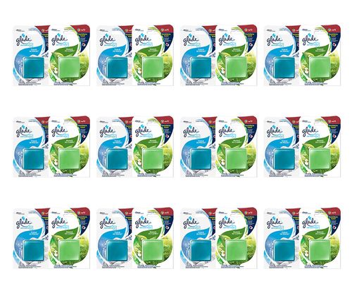 Aromatizador glade sensations toque de maciez e manhã do campo refil 8g 24 und / UN / Glade