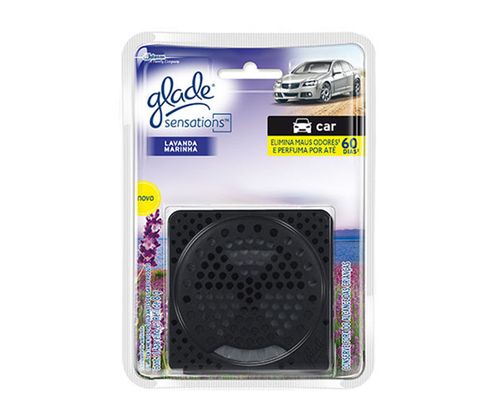 Aromatizante automotivo sensations car lavanda marinha aparelho 8 g 12 und. / CX / Glade