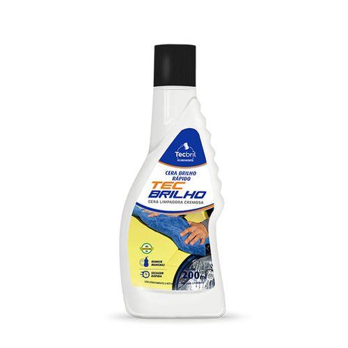 Cera brilho rápido 200ml / UN / Tecbril
