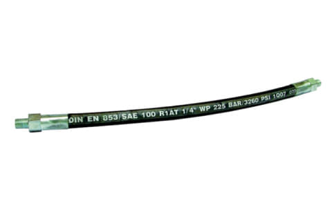 Extensão flexível para bomba de graxa 300mm / UN / Lubefer