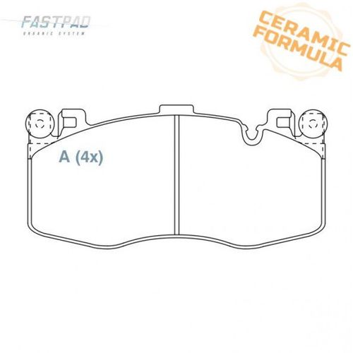 Pastilha de Freio Ceramica Dianteira BMW X5 / X6 2014 2015 2016 2017 2018