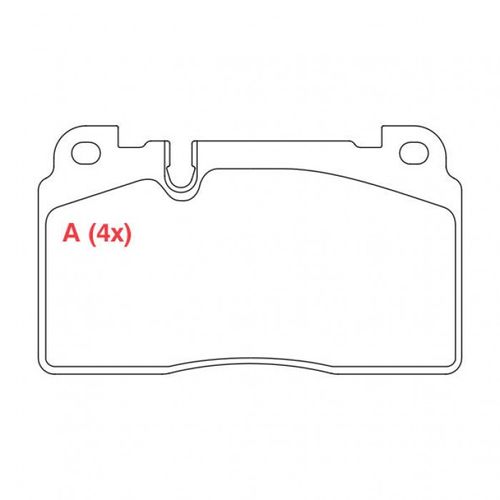 Pastilha de Freio Dianteira Audi A6 2014 2015 2016 2017 2018
