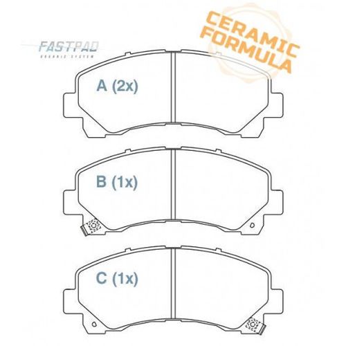 Pastilha de Freio Ceramica Dianteira Chevrolet S10 2.4 / 2.8 2012 2013 2014 2015 2016