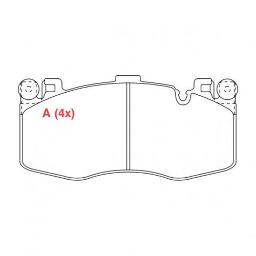 Pastilha de Freio Dianteira BMW X5 / X6 2014 2015 2016 2017 2018